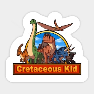 Cretaceous kid Sticker